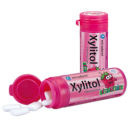 Miradent Xylitol bērnu košļājamā gumija ar zemeņu garšu un ksilitolu, 30gb